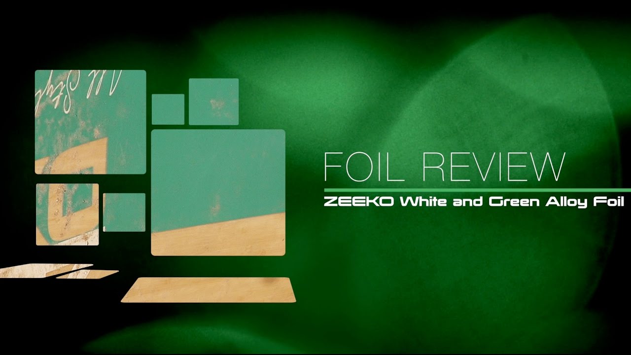 Foil Review: Zeeko White and Green Alloy Foil
