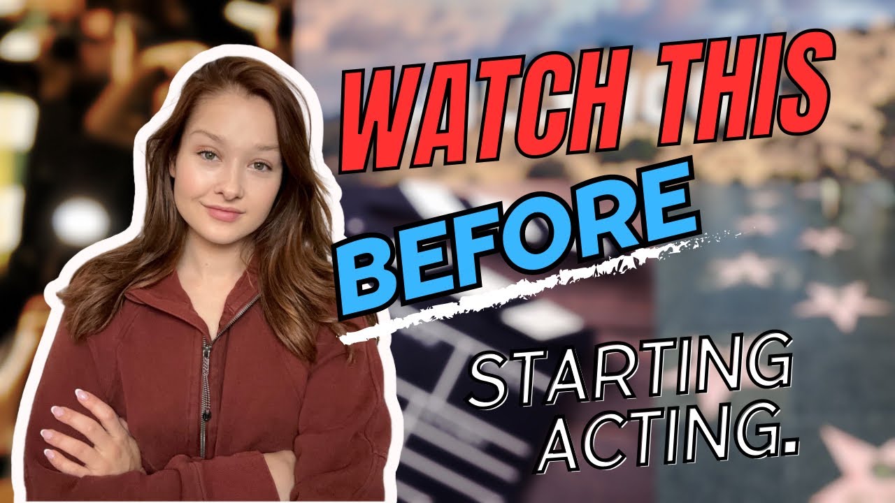 If I was starting my acting career I would do THIS