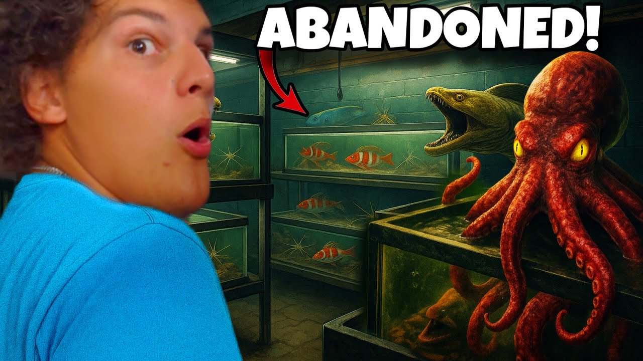 I Found An ABANDONED Pet Store Hiding BIZARRE Sea CREATURES!