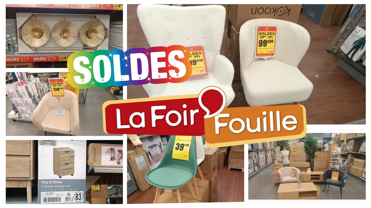 Super Soldes à La Foir’Fouille | Bons Plans Déco et Meubles à Petits Prix !