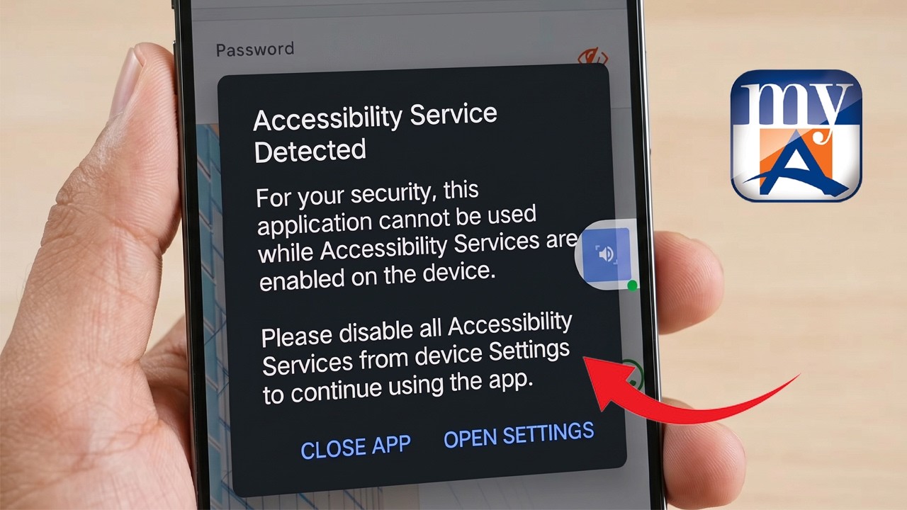 How to Fix myABL App Accessibility Service Detected Problem (100% Working)