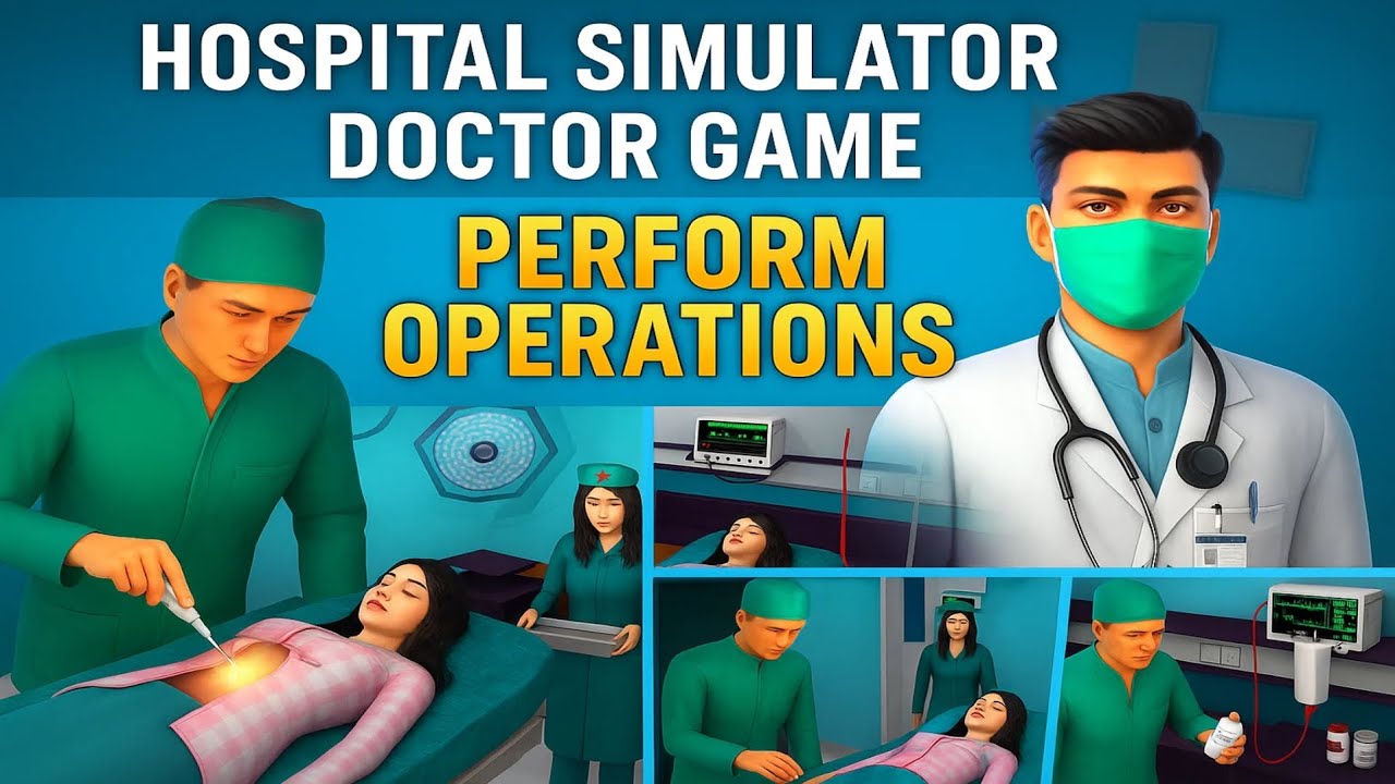 Hospital Simulator Doctor Game 🏥👨‍⚕️ | Emergency Care Gameplay (Android)