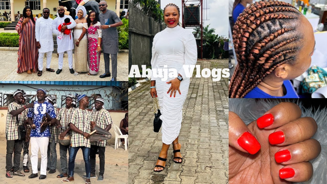 Living in Abuja Vlog| Braiding+ Nails| OGENE Boys+ Abuja Lifestyle.