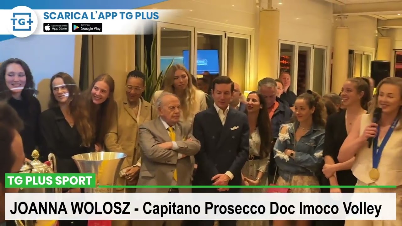 Imoco Volley, il saluto di capitan Wolosz alle compagne in partenza - TG Plus SPORT Treviso