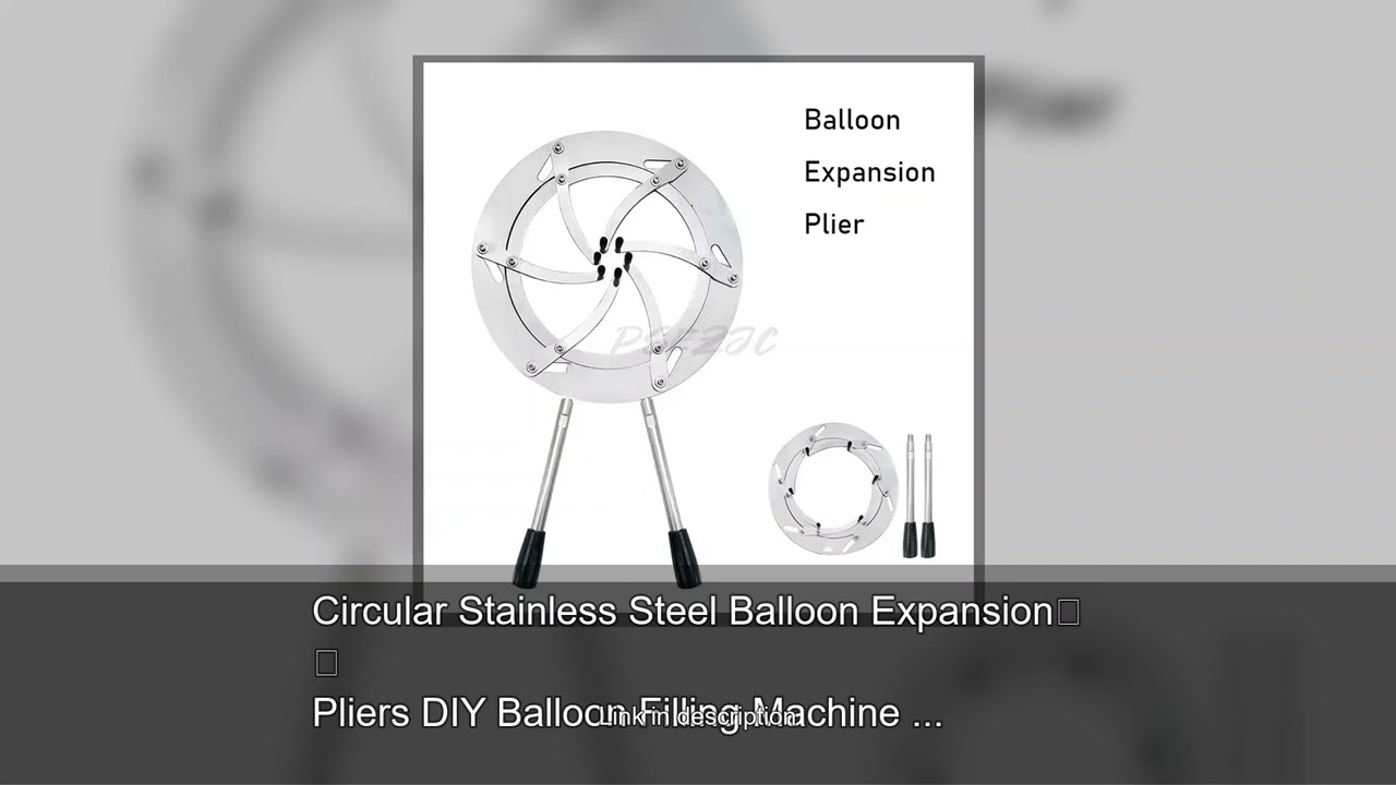 Circular Stainless Steel Balloon Expansion Pliers DIY Balloon Filling Machine for Wedding Party