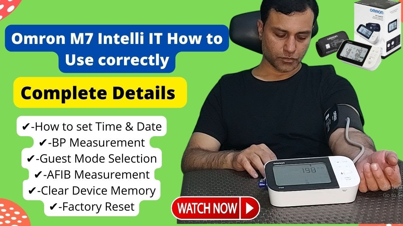 Omron M7 Intelli IT Setup: How to Connect & Use for Accurate BP Readings