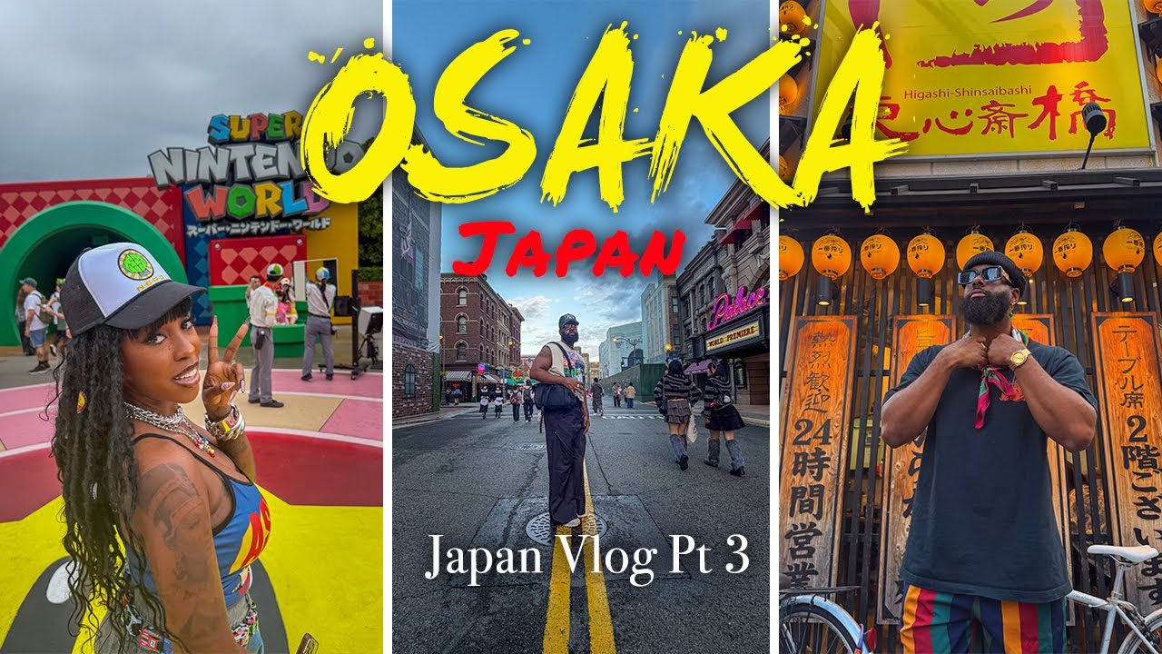 Osaka Travel Vlog 🇯🇵 | Universal Studios Japan, Food & City Life | Japan Vlog part 3