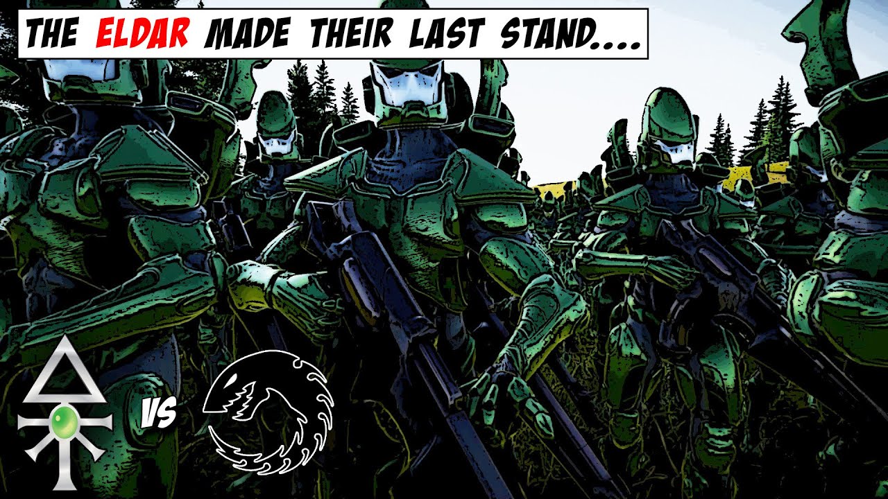 ЭЛЬДАРСКИЕ СТРАЖИ против 3 МИЛЛИОНОВ ТИРАНИДОВ! | Warhammer 40K | МОДИРОВАННЫЙ UEBS2