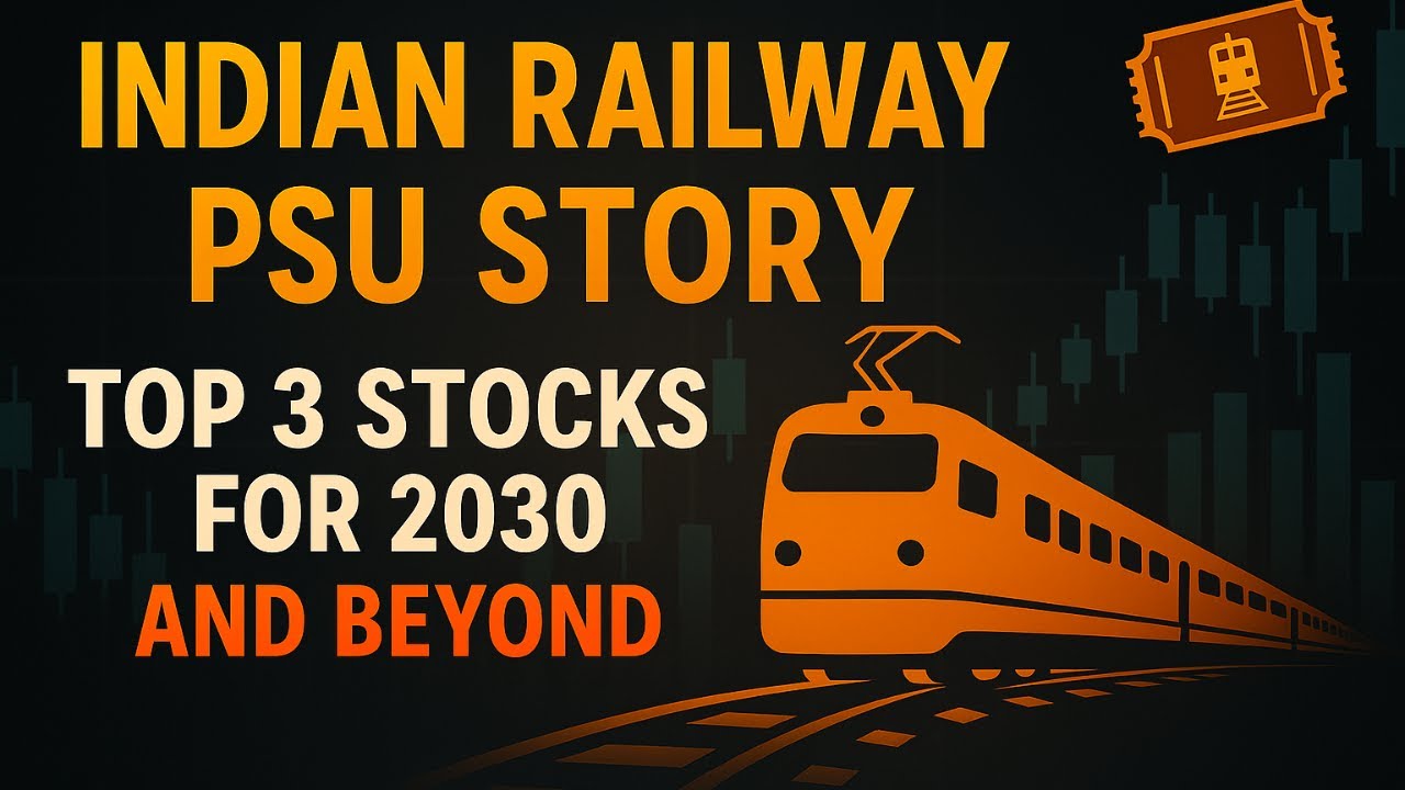 Top 3 Indian Railway PSU Stocks for 2030 | High Dividend + Monopoly Play