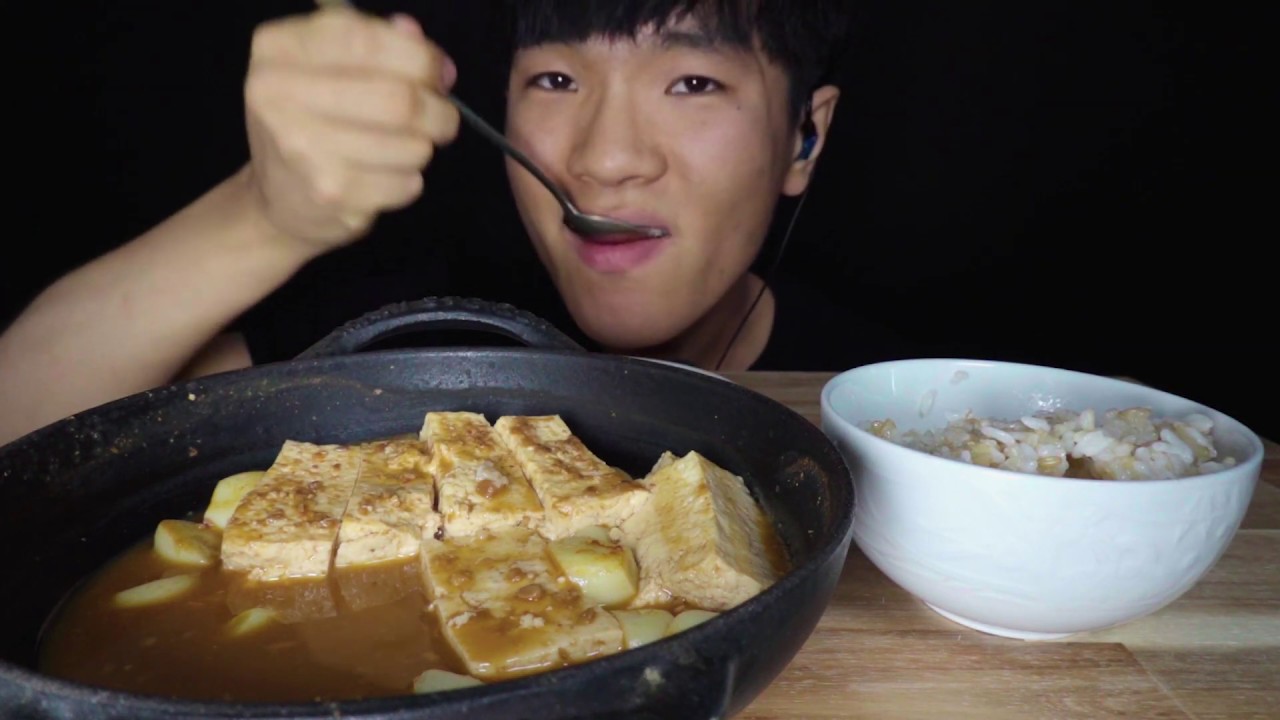 [No Talking] ASMR 현미밥, 된장찌개 먹방 MUKBANG | EATING SOUNDS