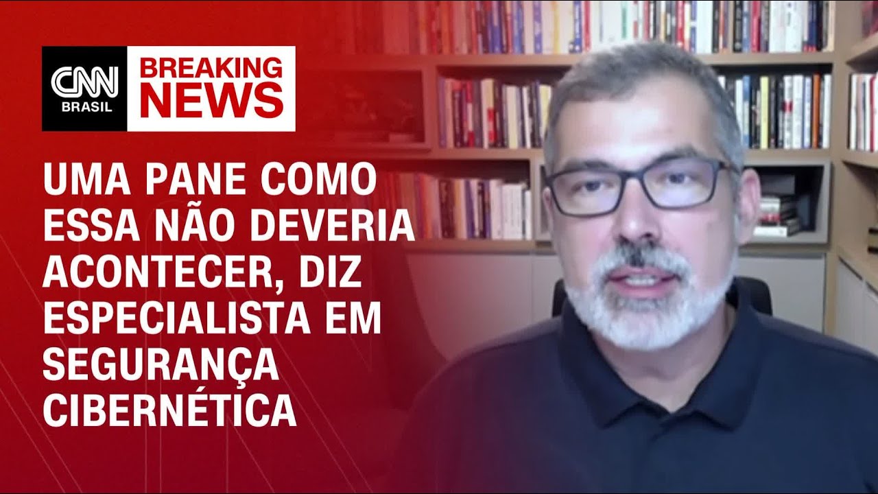 Uma pane como essa não deveria acontecer, diz especialista em segurança cibernética | BASTIDORES CNN