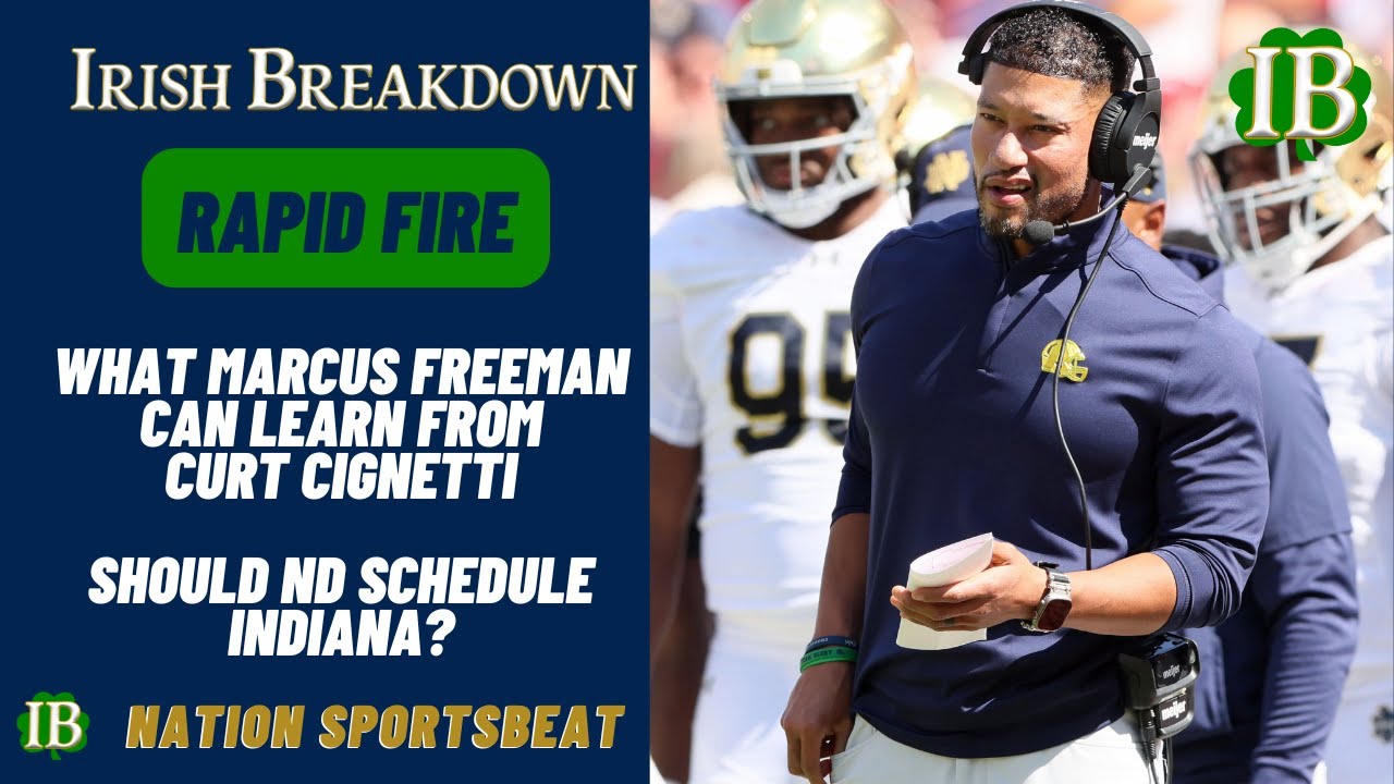 Rapid Fire: What Marcus Freeman Can Learn From Curt Cignetti, Should Notre Dame Schedule Indiana
