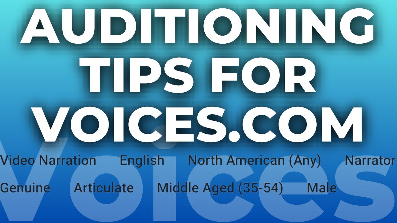 How To Prepare For Voices.com Auditions (from a beginner)