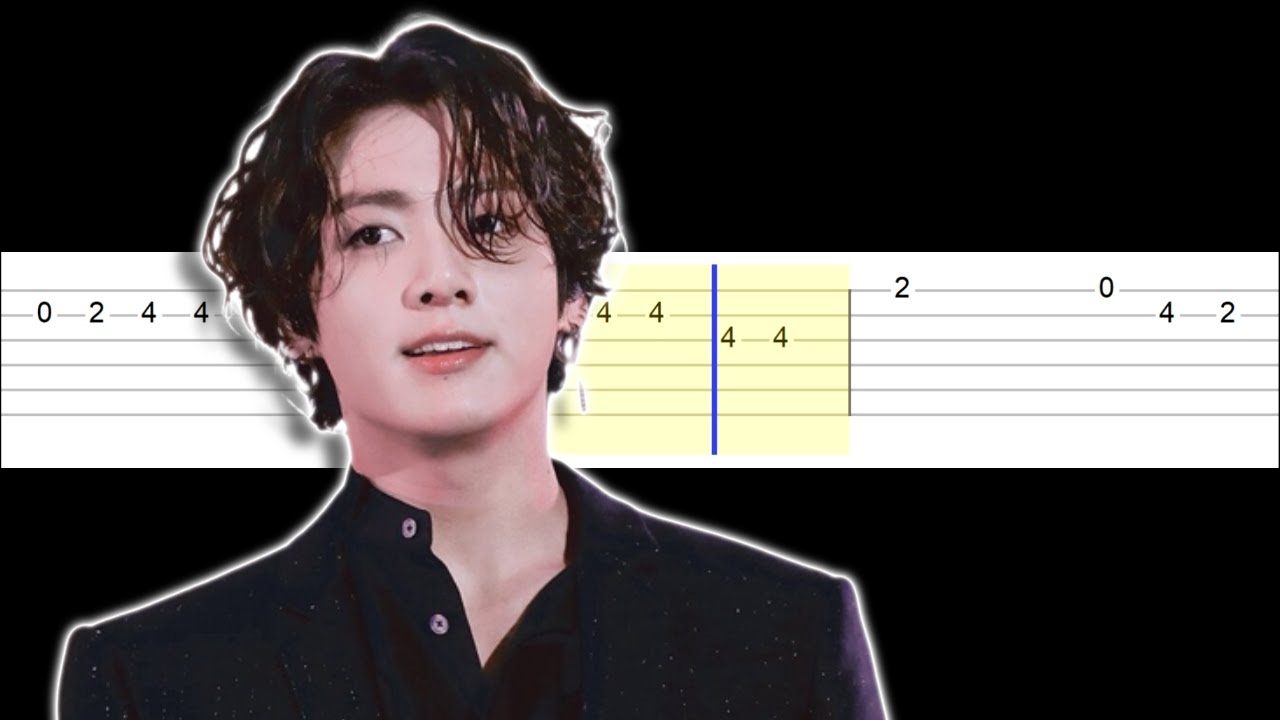 BTS Jungkook - Dreamers (Easy Guitar Tabs Tutorial)