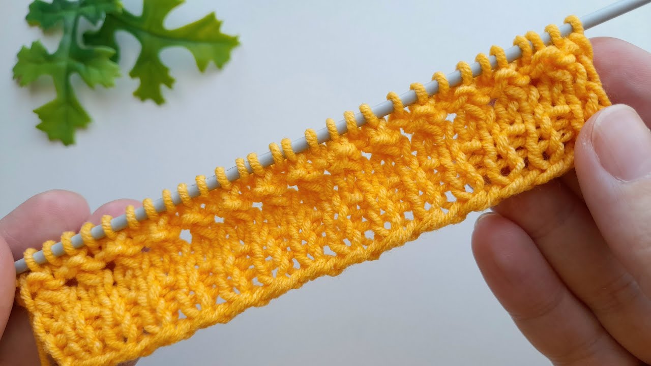 WOW! Ich wünschte, ich hätte dieses schöne Strickmuster früher gekannt!