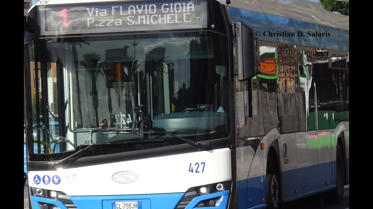 CTM Cagliari - Viaggio su Solaris Urbino 12 electric n°427