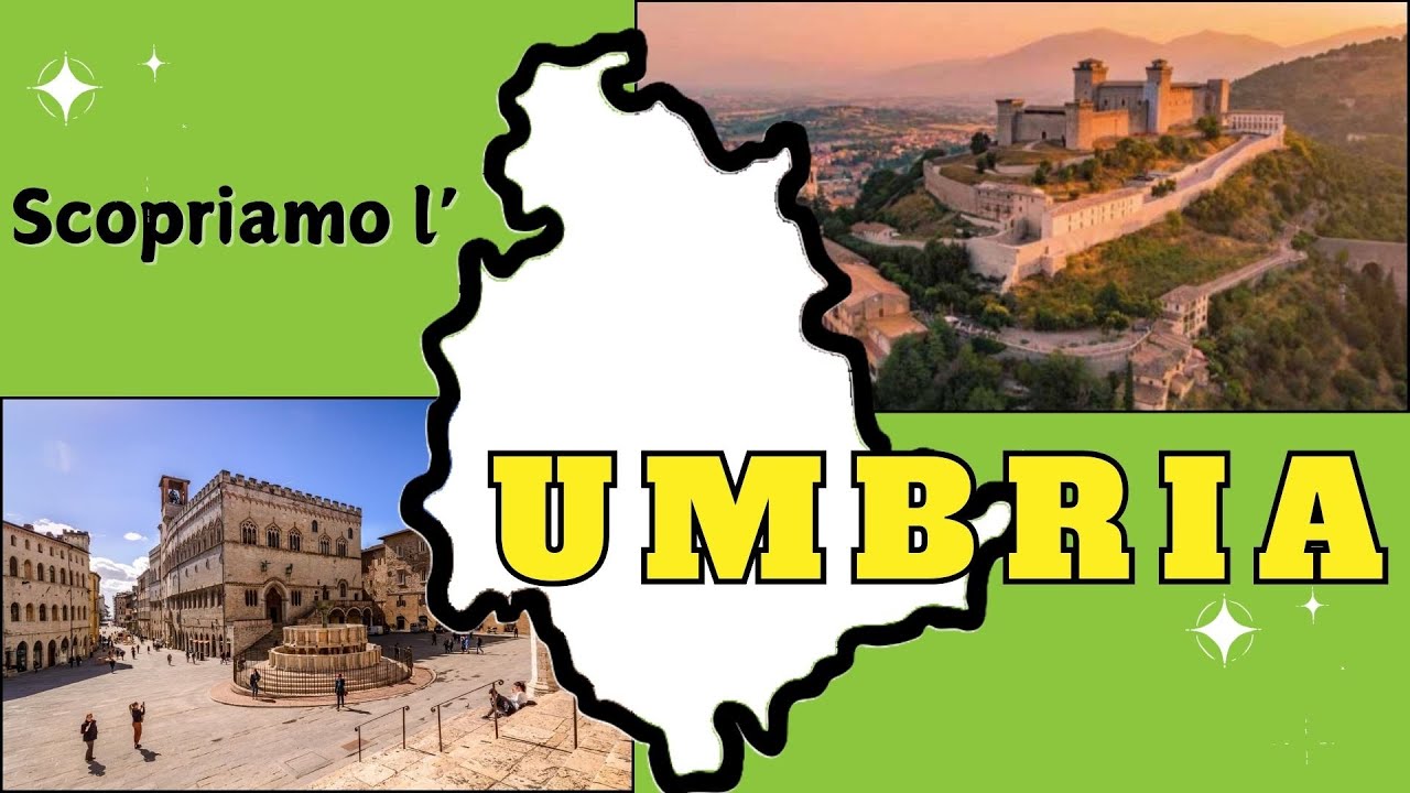 L'UMBRIA - Le #regioni d'#italia: videolezione per la #scuola - #geografia