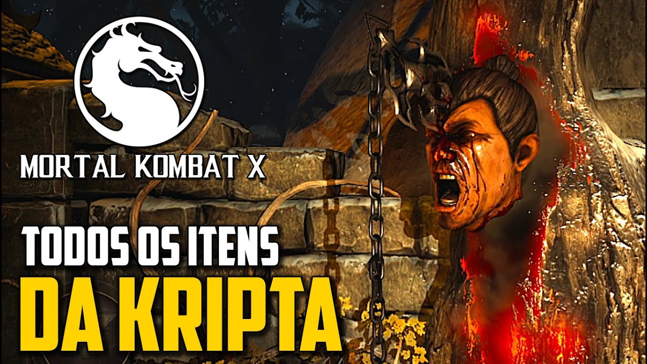 MORTAL KOMBAT X - TODOS OS ITENS DA KRIPTA