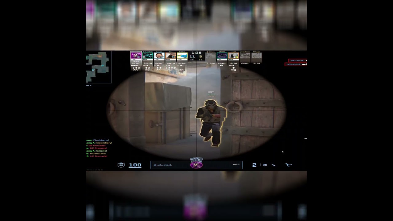 WHEN YOU BECOME THE AWP  #shorts #CS2