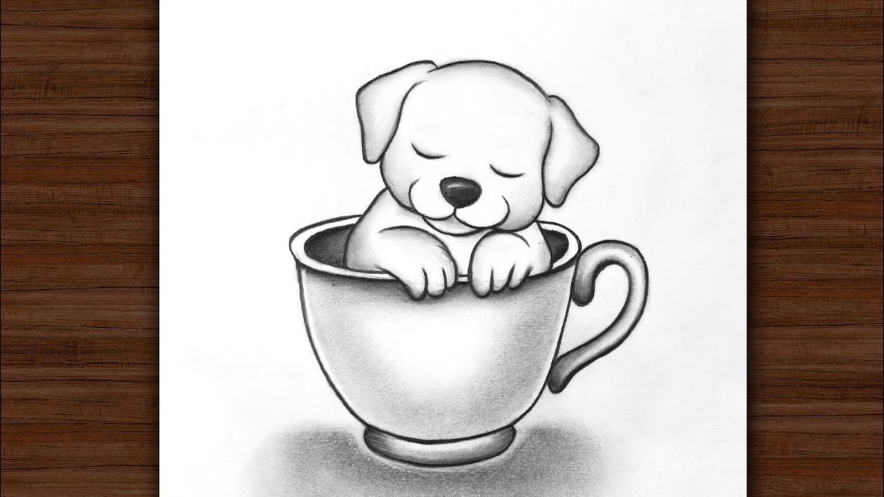 How to Draw a Cute Puppy | Easy Step-by-Step Drawing Tutorial for Beginners