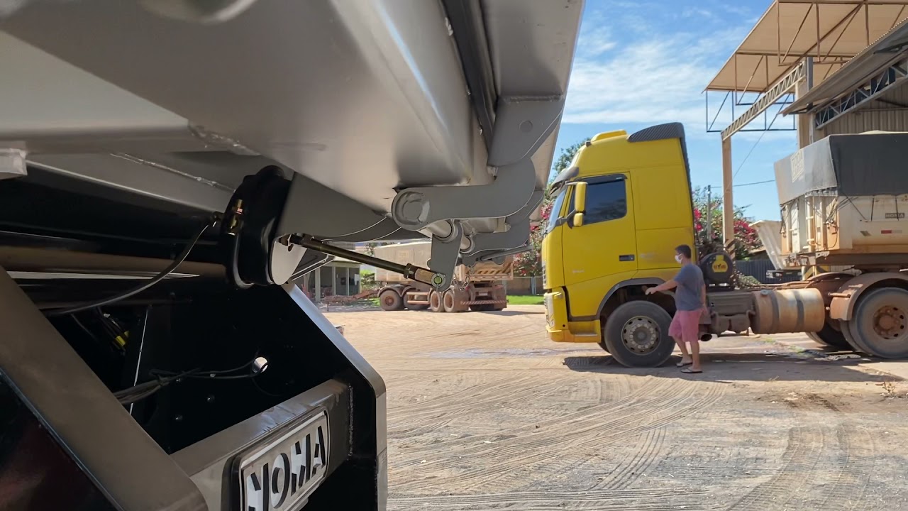 Rodoca&ccedil;amba 9 eixos com dolly curto