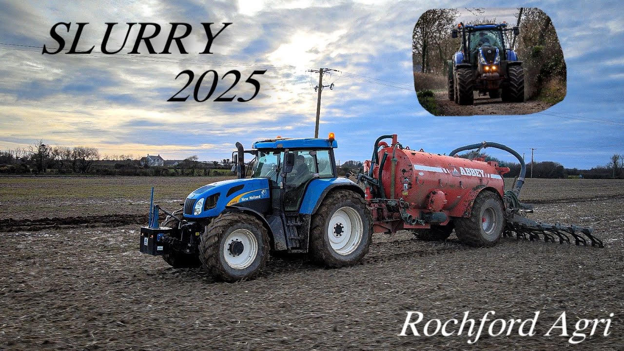 Slurry 2025 - Rochford Agri - New Holland t7550 & t7.190