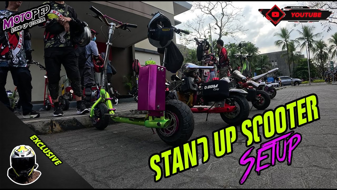 MotoPed Stand Up Scooter Setup 4K UHD March 10,2024