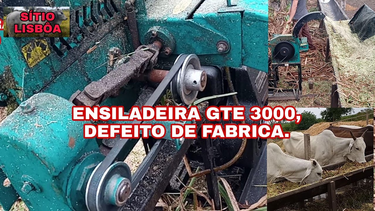 ENSILADEIRA GTE 3000, DEFEITO DE FÁBRICA.