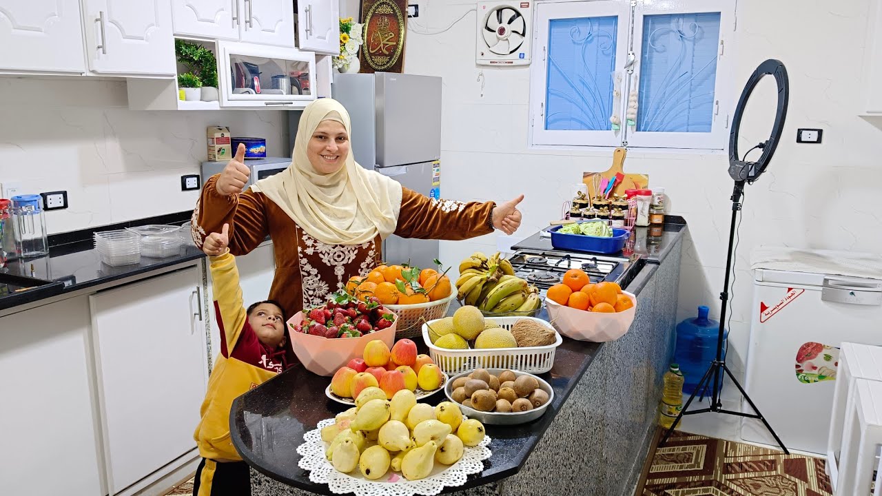 تفريزات الفواكه وعصائر لشهر الخير وكلام مهم
