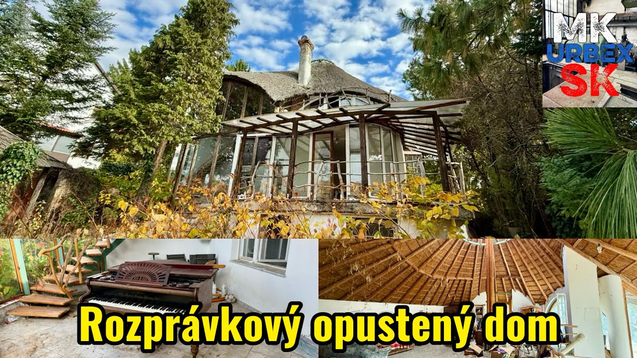 🏚️ Rozprávkový opustený dom medzi luxusnými vilami s krásnym KLAVÍROM a brutálnym nábytkom 🇭🇺 URBEX