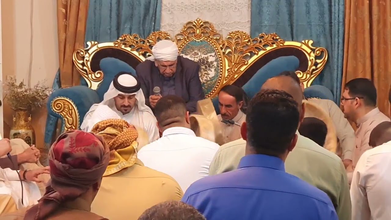 المداح ملا امين في دارالحاج المرحوم صبيح الرحماني بحضورالشيخ عبدالله الشيخ مجول ابوخمرة الفصل الثاني