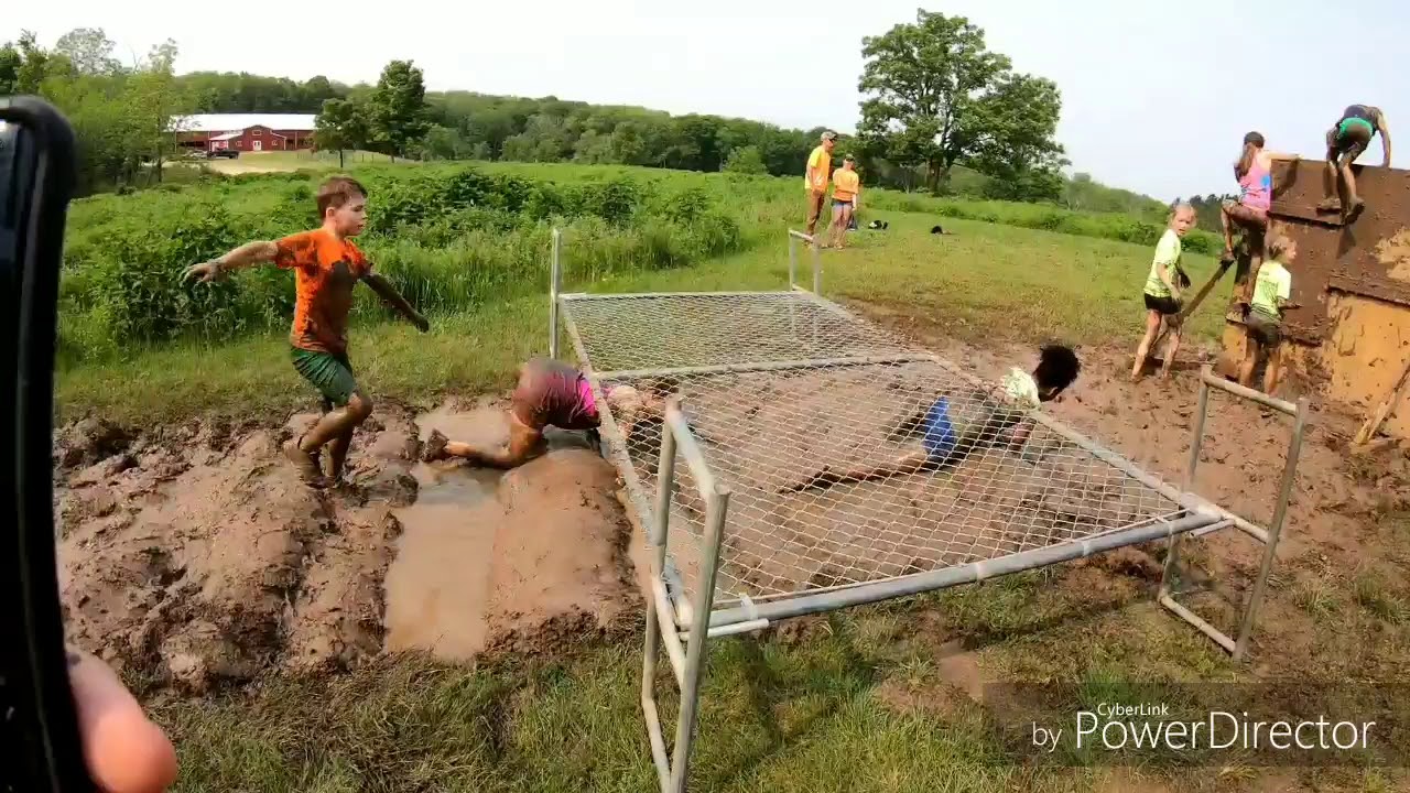 Girls Scout mud run
