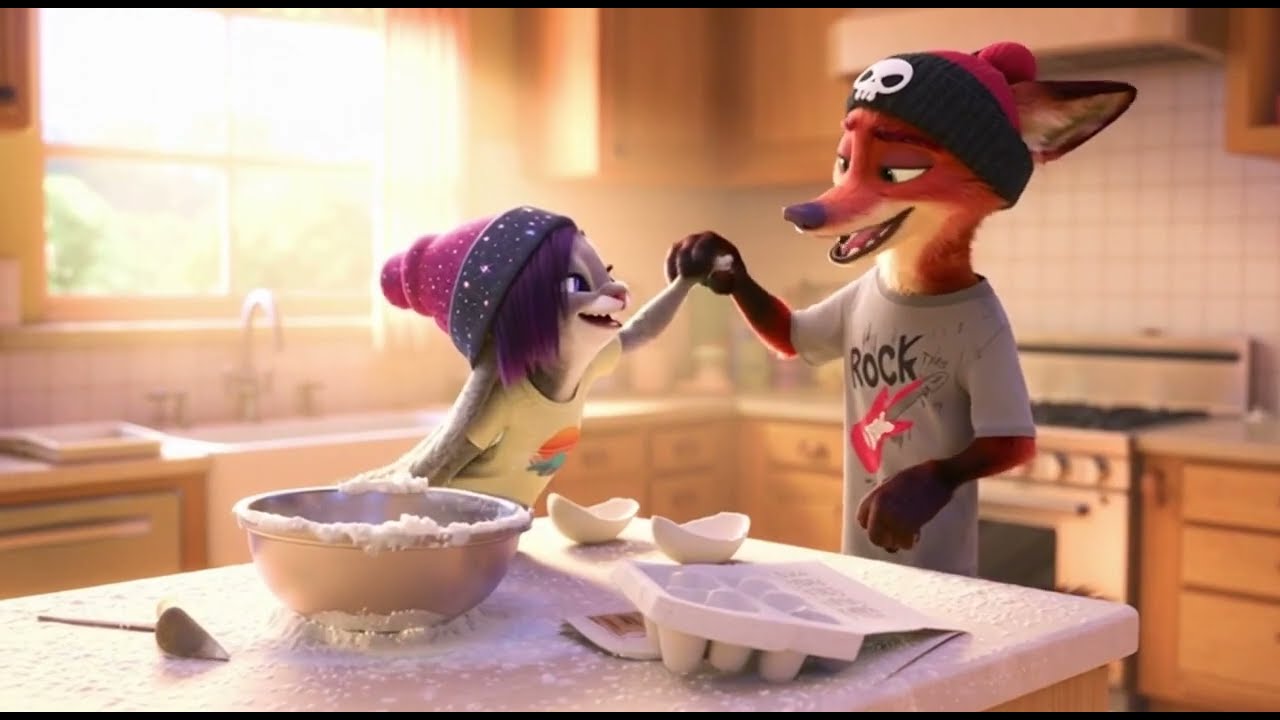 Wholesome Zootopia 2 | Nick x judy - Hilarious Moments Part 6 (Sora 2 Disney Style)
