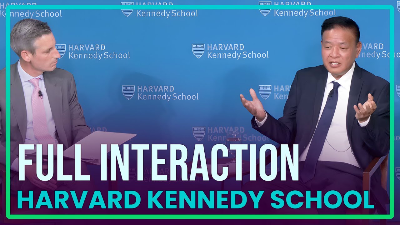 Sikyong Penpa Tsering at Institute of Politics Harvard Kennedy School | Tibetan Democracy in exile