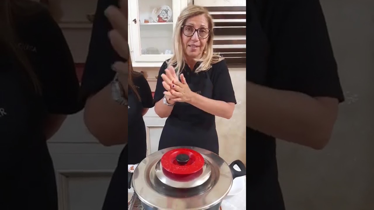 linea perfecta pentole induzione.    cotture spaghetti bomboloni fritti risotto al melone