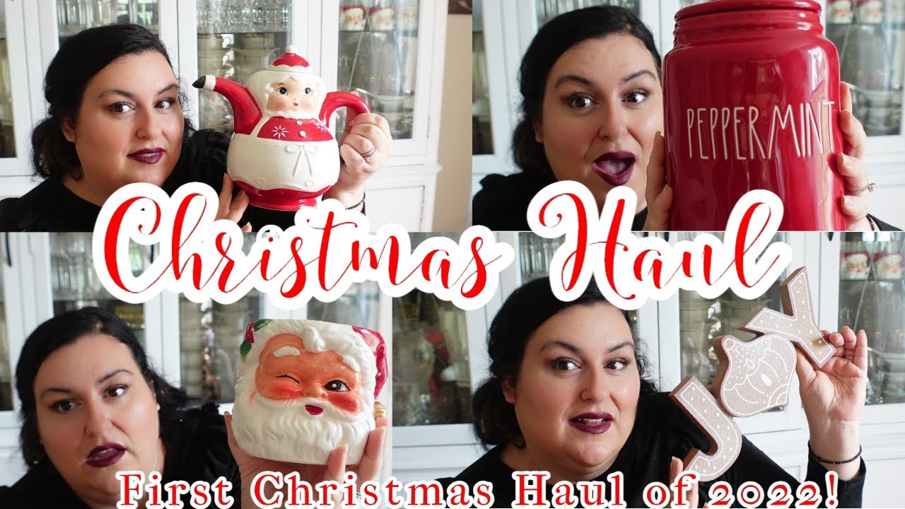 1st Christmas Haul of 2022 | Vintage and Farmhouse Christmas Décor
