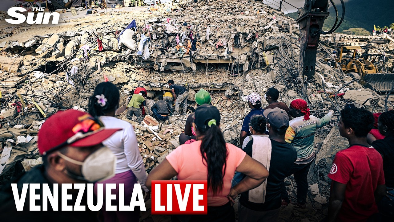 LIVE: View of destruction in La Guaira one month after twin Venezuela earthquakes