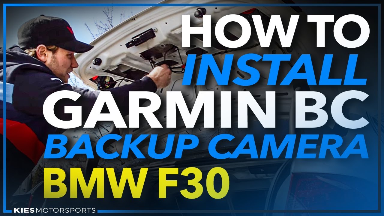 How to Install the Garmin BC 30 Back Up Camera F30 BMW