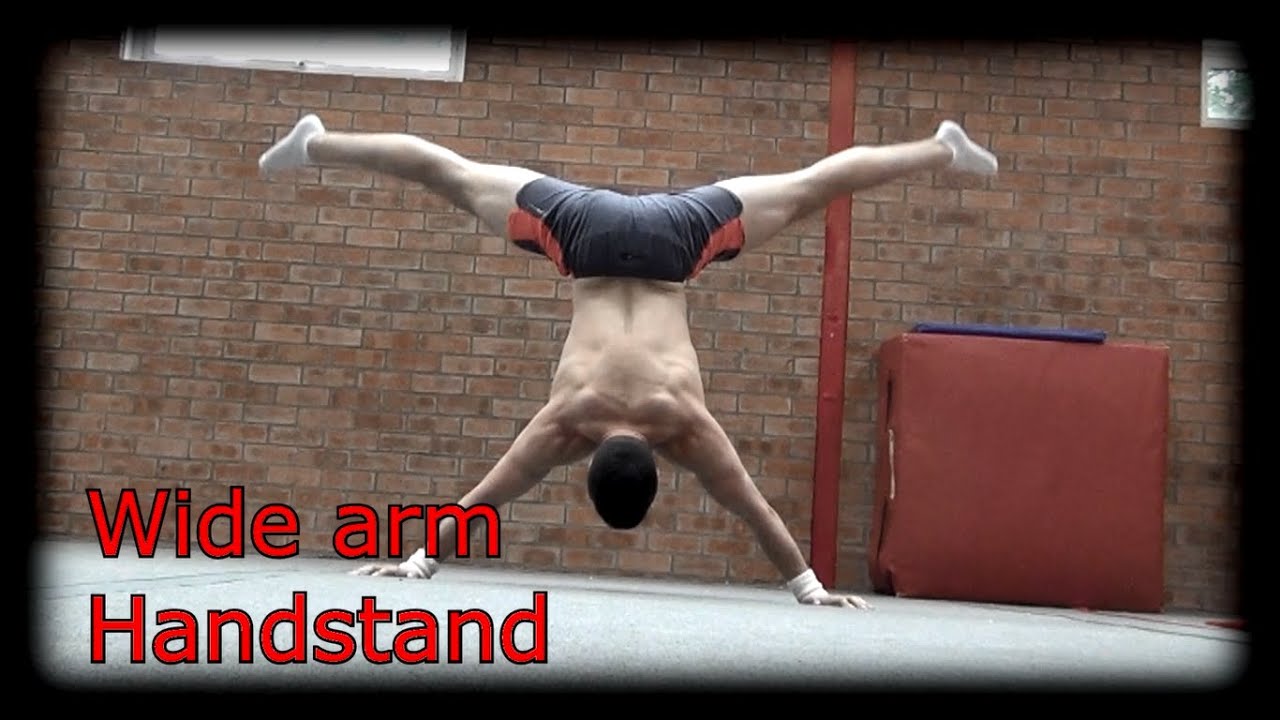 Wide Arm (Japanese) Handstand - Advanced Gymnastics Tutorial