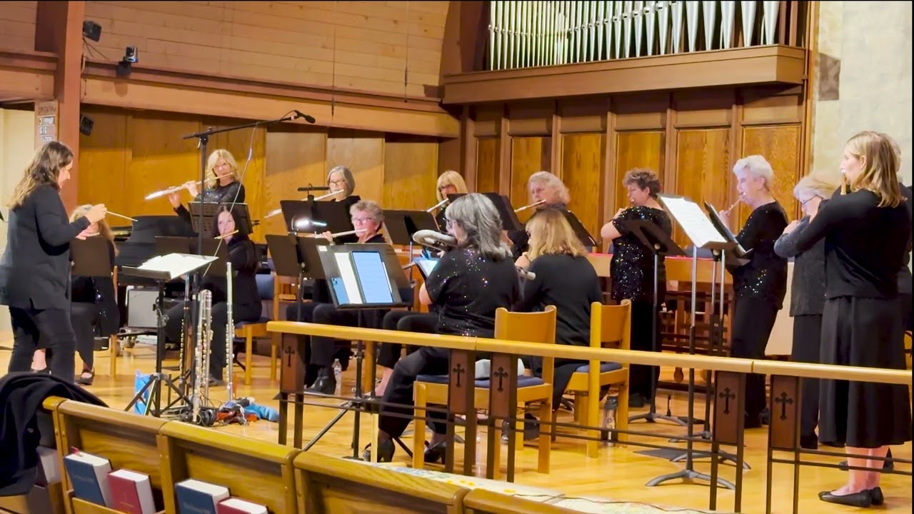 Dizzy  for Flute Choir by Nicole Chamberlain