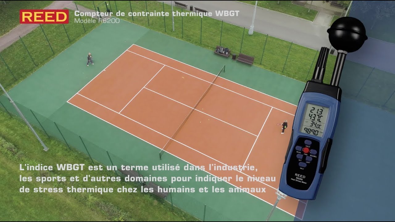 R6200 Compteur de contrainte thermique WBGT