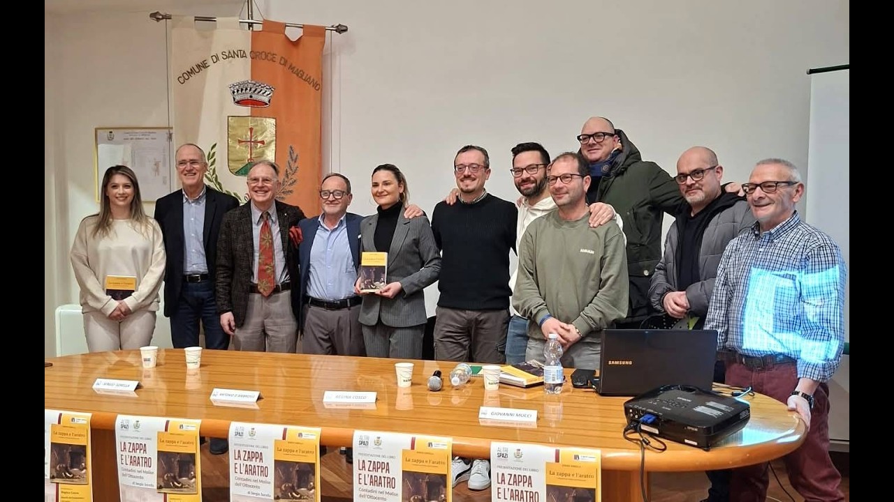 La zappa e l'aratro, il libro di Sergio Sorella presentato a Santa Croce di Magliano, 20/02/2026