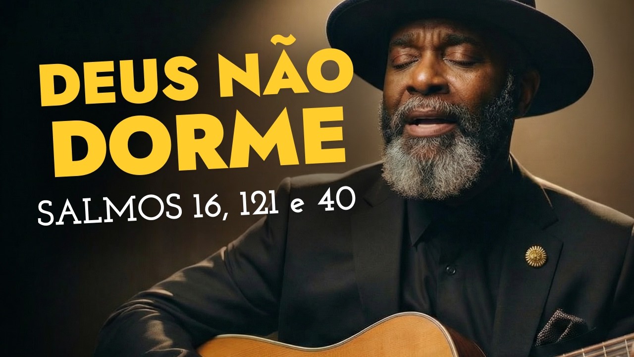 SALMOS 16, 121 e 40 – Oração da Noite Para Confiar e Dormir em Paz (Blues Gospel)
