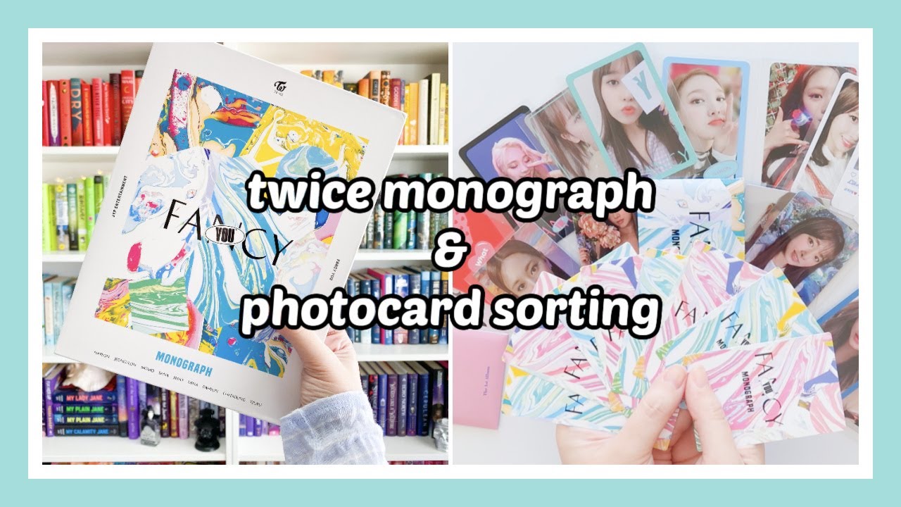 A Chatty Twice Binder Sorting + Fancy You Monograph Haul (트와이스)