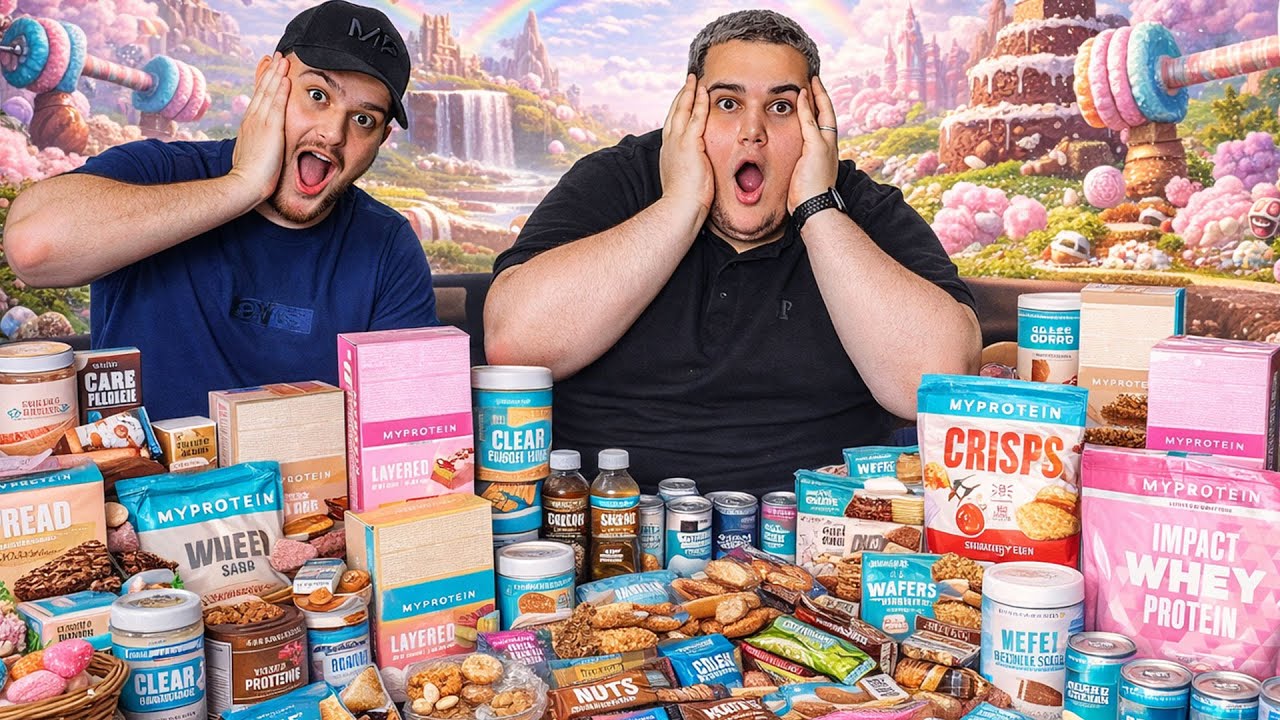 JE RE&Ccedil;OIS PLEIN D'ALIMENTS DE MYPROTEIN !