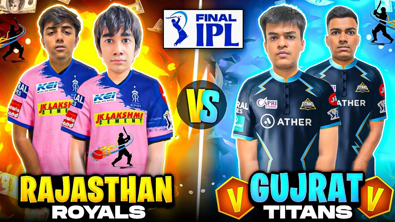 IPL FINAL Match in Free Fire🏏 GT vs RR 🤯Who Won Cup?🏆 Cricket in FF Max?🔥  - Garena Free Fire Max
