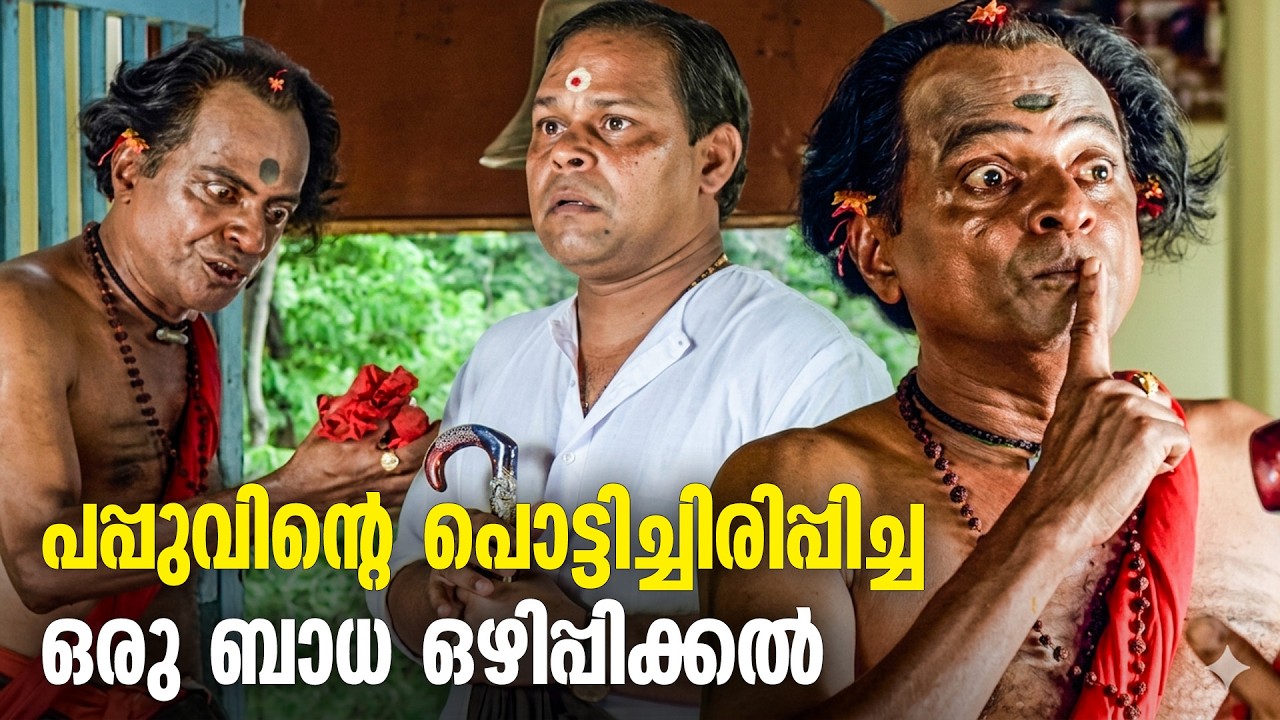 ചിരിച്ച് ചിരിച്ച് വയറു നിറയും! പപ്പുവിൻ്റെ എവർഗ്രീൻ ബാധ ഒഴിപ്പിക്കൽ രംഗം | Kuthiravattam Pappu