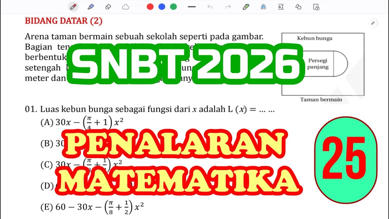 SNBT 2026 PENALARAN MATEMATIKA | BIDANG DATAR