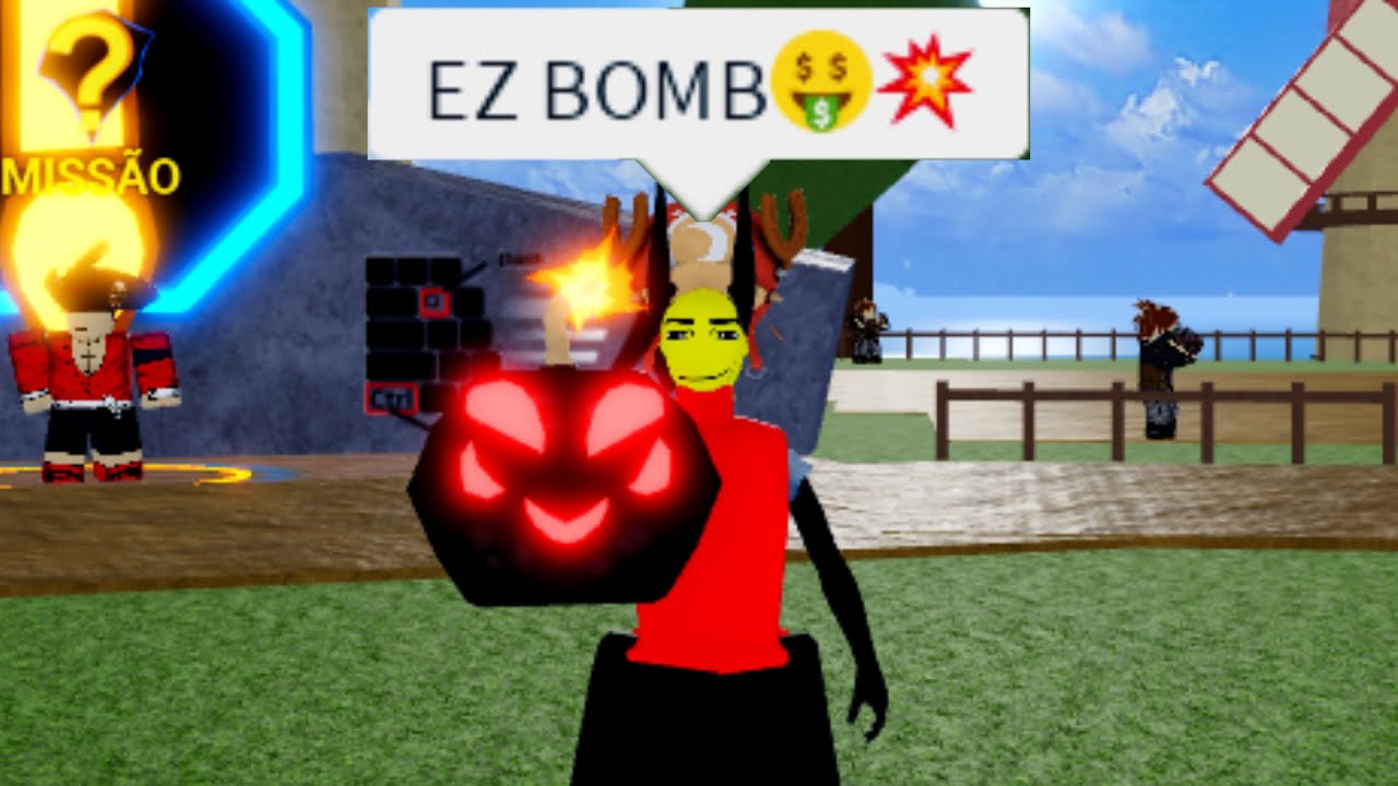 Bomb User Zerando Blox Fruits🍈: O FILME | ROBLOX