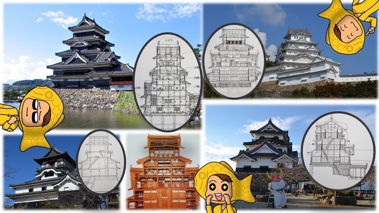 Architecture interne des Tenshu des châteaux japonais